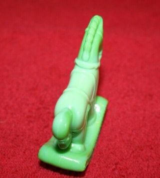 Fenton Glass Green Chameleon Rocking Horse Figurine - Limited Edition 200 Made 4