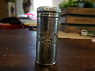 Old Tin,  Colgate & Co. ,  York U.  S.  A. ,  Handy Grip,  Refill,  Shaving Stick Tin