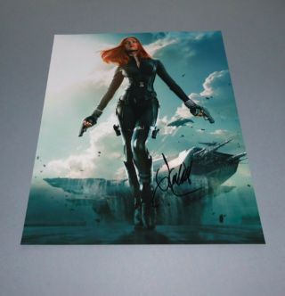 Scarlett Johansson Autograph Signed 8x10 Photo " The Winter Soldier " With