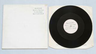 Bauhaus ‎– Kick In The Eye - White Label,  Promo 12 " Stamped B/w Satori Rare Goth