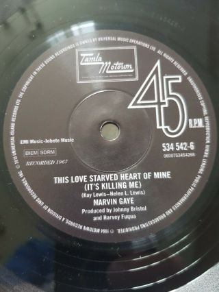 The Spinners.  What More Could A Boy Ask For.  Marvin Gaye.  This Love Starved Heart
