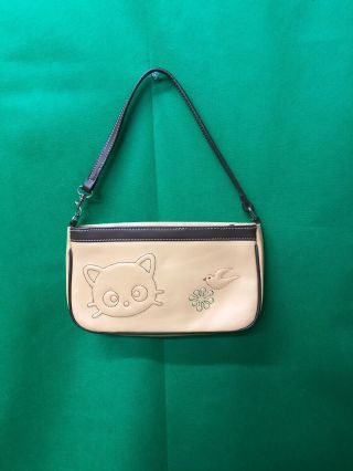 Chococat Sanrio Purse Brown Leather Without Tags