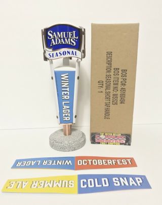Samuel Sam Adams Seasonal Beer Tap Handle 8.  5” Tall - Brand