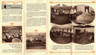 Madison Hotel Atlantic City NJ Vintage Travel Brochure Great Photos 1930 ' s - 40 ' s 3