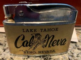 Vintage Cal Neva Casino Hotel Reno Lake Tahoe Nevada Cigarette Lighter Sinatra