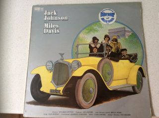 Miles Davis Jack Johnson.  Orig Uk 1971 Vinyl Lp.  Jazz.  Vg/g.