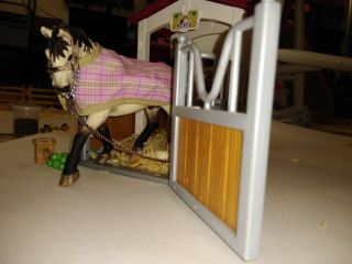 Schleich Stall With Horse And Accessories Gift Toy