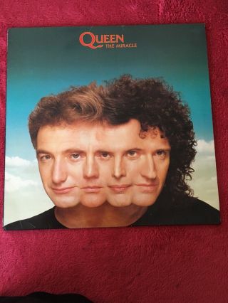 Queen The Miracle Uk 1st Press Lp 1989 Vinyl Record Album Parlophone Pcsd 107:ex