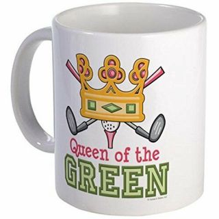 11oz Mug Queen Of The Green Golf - Ceramic Printed Coffee Tea Cup Gift