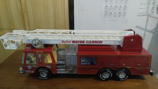Vintage Nylint Fire Truck Water Canon Engine Metal Truck