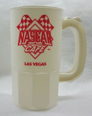 Vintage Sahara Hotel Casino Las Vegas Nevada Plastic Beer Mug " Nascar Cafe " Htf