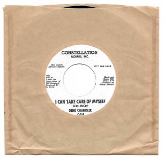 Gene Chandler I Can Take Care Of Myself Constellation Promo Northern Soul 45