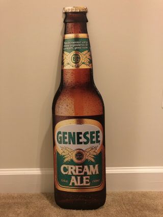Genesee Brewing Company Genny Cream Ale Beer Tin Sign Vintage