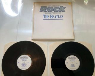 Beatles - The History Of Rock Volume 26 - 1984 Double Vinyl Lp