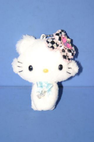 Sanrio Charmmy Kitty Plush Doll Keychain Japan 3.  4 "