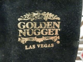 L@@K GOLDEN NUGGET Bag With Deck of Cards and Set of Dice from Golden Nugget 5