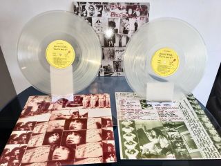 The Rolling Stones - Exile On Main St Mega - Rare Unplayed Clear X2 Vinyl