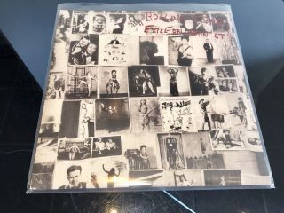 THE ROLLING STONES - EXILE ON MAIN ST MEGA - RARE UNPLAYED CLEAR X2 VINYL 2