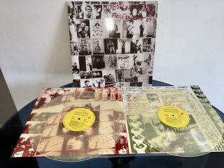 THE ROLLING STONES - EXILE ON MAIN ST MEGA - RARE UNPLAYED CLEAR X2 VINYL 7