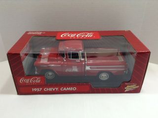 Rare 1957 Chevy Cameo Coca Cola - Die Cast Metal 1:18 Johnny Lightning