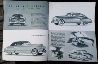 1948 Advertising Promotional Brochure Oldsmobiles General Motors Automobile Cars 2