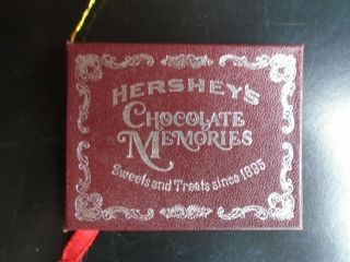 Vintage Hersheys Chocolate Memories Christmas Ornament Recipe Mini Cook Book 3 "