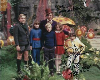 Paris Themmen Signed 8 " X 10 " Photograph Willy Wonka " Mike Tv " Actor Pose 3