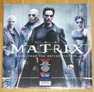 The Matrix Music From Motion Picture 2xlp Red - Blue Vinyl Marilyn Manson.  Deftones