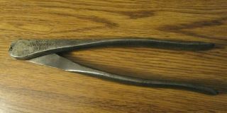Nicopress Tool No 17 - 2 The National Telephone Supply Co Snips Cutters