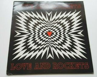 Love And Rockets S/t Vinyl Lp - Uk 1989 / Rock / Indie / Goth / Very Good,