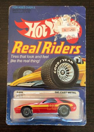 Hot Wheels Real Riders Porsche P - 928 No.  4371 Unpunched Non Card