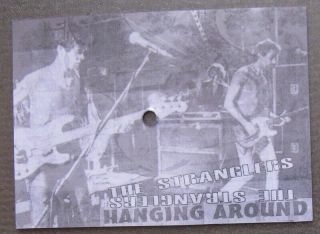 The Stranglers Postcard Disc 4 Inch Hanging Around Rare Punk