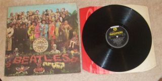 Beatles Lp: Sgt.  Pepper`s Lonely Hearts Club Band.  Mono.  Pmc7027 Xex 637 - 1/637 - 2