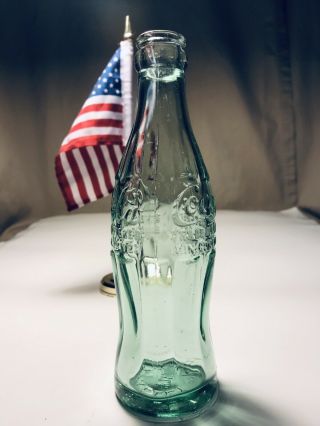 PAULS VALLEY OKLA (Oklahoma) Patent 1923 Coca Cola Hobbleskirt Soda Coke Bottle 5