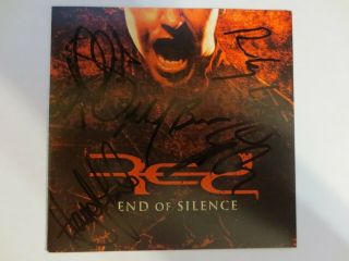 Red - End Of Silence Deluxe Edition Cd Dvd 2017 Signed Autographed V.  G.