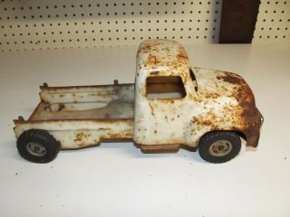 Vintage Buddy L 12 Inch Pressed Steel Truck Restoration Or Parts Very Solid