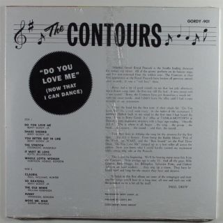 CONTOURS Do You Love Me (Now That I Can Dance) GORDY 901 LP 2