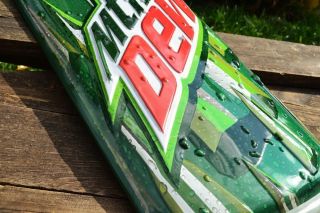Mountain Dew Can Embossed Tin Metal Sign - 18 
