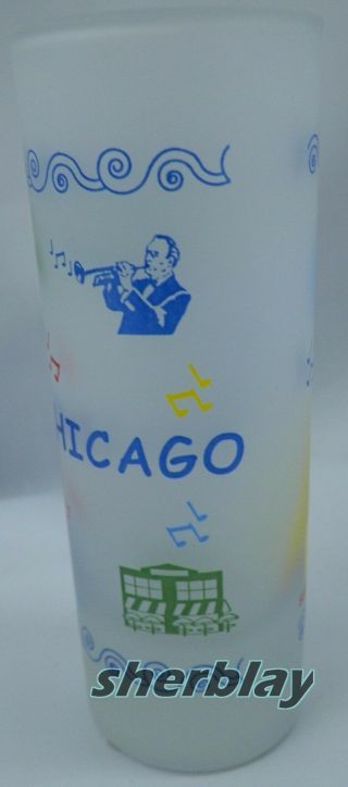 Souvenir Shot Glass Barware CHICAGO Field Museum of Natural History Sears Tower 2