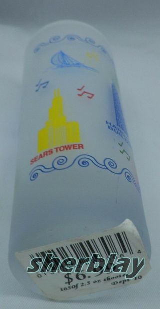 Souvenir Shot Glass Barware CHICAGO Field Museum of Natural History Sears Tower 3