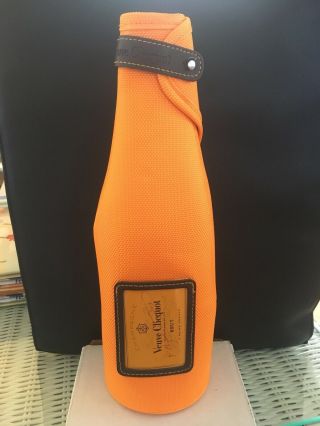 Champagne Veuve Clicquot Ponsardin Insulated Orange Bottle Bag Ice Jacket