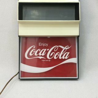 N - 206 Vintage Coca Cola Coke Light Up Clock By Everbrite