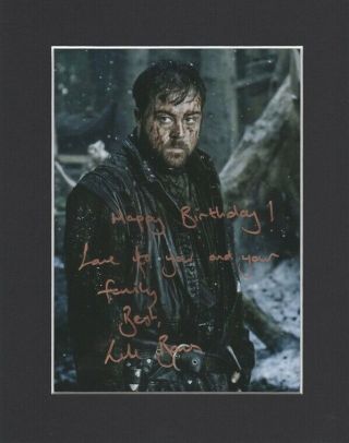 Luke Barnes Game Of Thrones Rast Hand Signed Mounted Autograph Photo