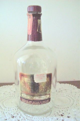 Vintage Chivas Regal Scotch Whisky Empty Bottle - Quart - Rare 2