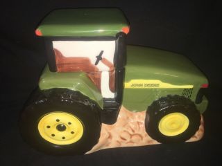 John Deere Tractor Cookie Jar Gibson Ceramic