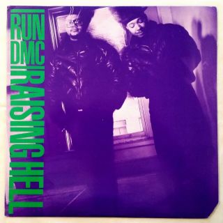 1986 - Run - D.  M.  C.  - Raising Hell Lp - Profile Records First Pressing