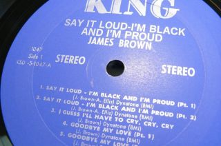 James Brown: Say It Loud,  I ' m Black And I ' m Proud (VG,  KING 5 - 1047 Stereo LP) 5