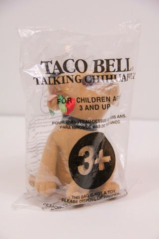 6 " Talking Taco Bell Chihuahua Dog " I Think I 