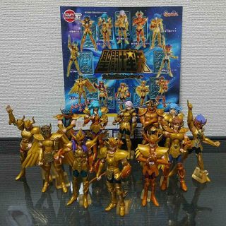 Hgif Saint Seiya Gold Saint Fighter Special Complete Set Of 12 Figures From Japa