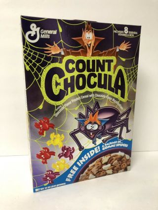 1994 Count Chocula Monster Cereal Gummi Spiders